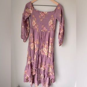 Beautiful floral high-low Altard State floral dress size large